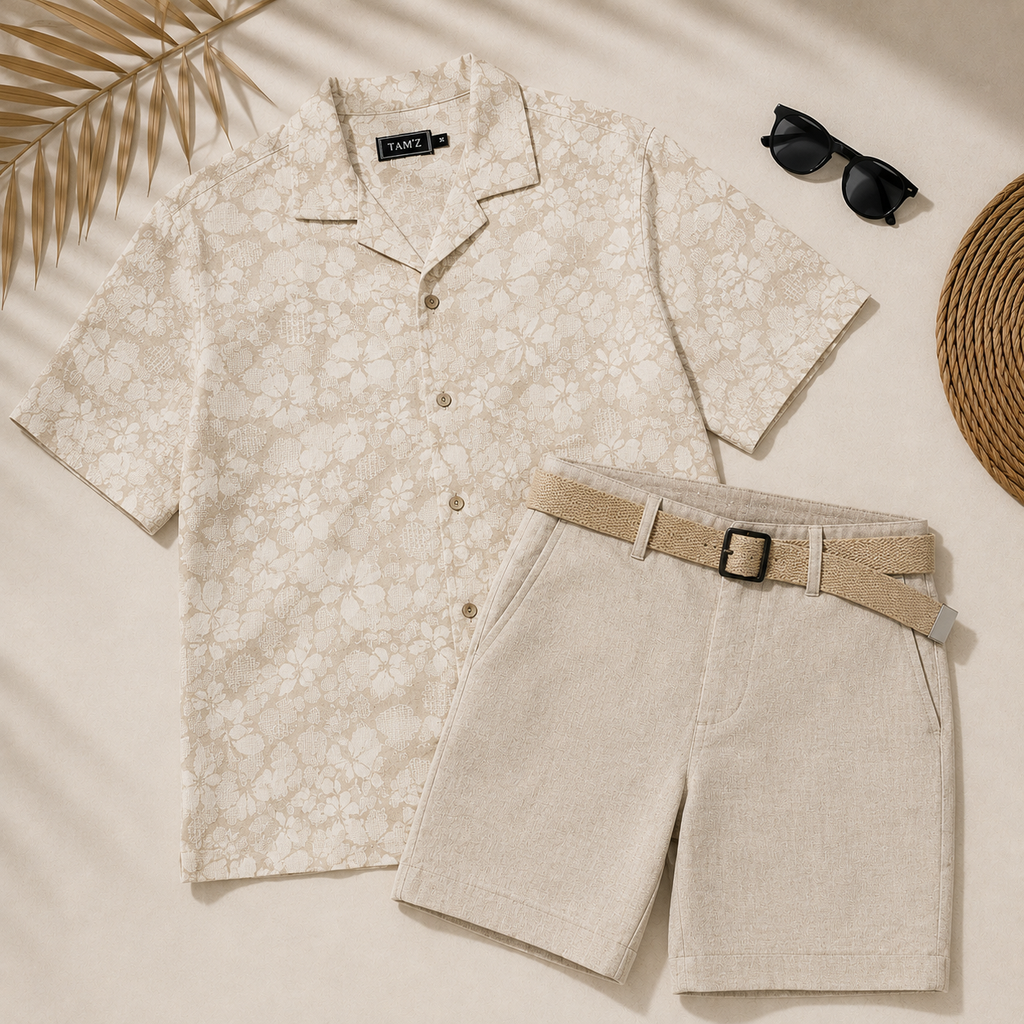 SSH Floral Cotton-Linen Shirt