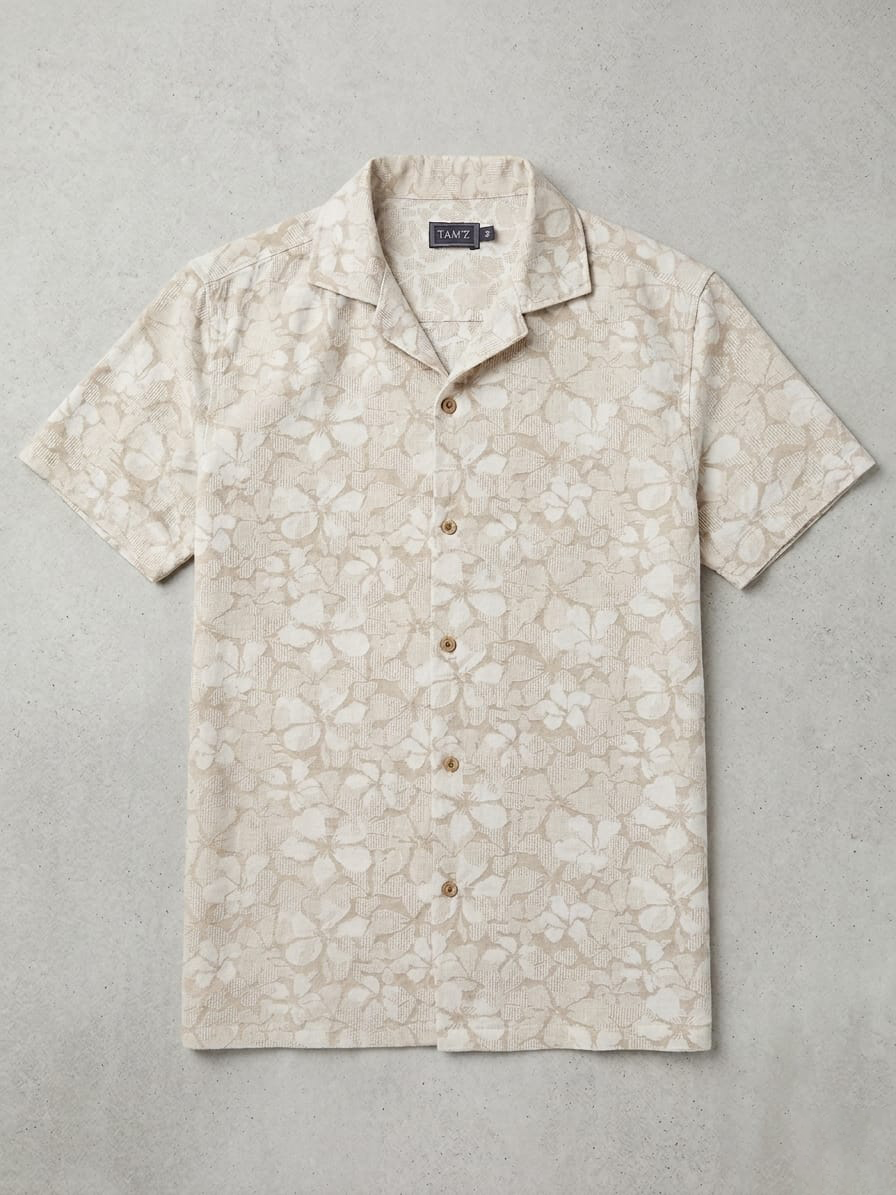 SSH Floral Cotton-Linen Shirt