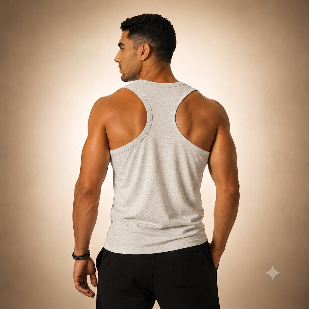 ATS X-Back Sleeveless T-Shirt Grey