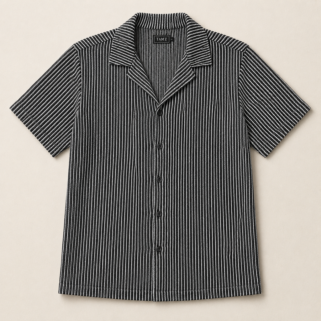 STS Aura Knitted Shirt – Black