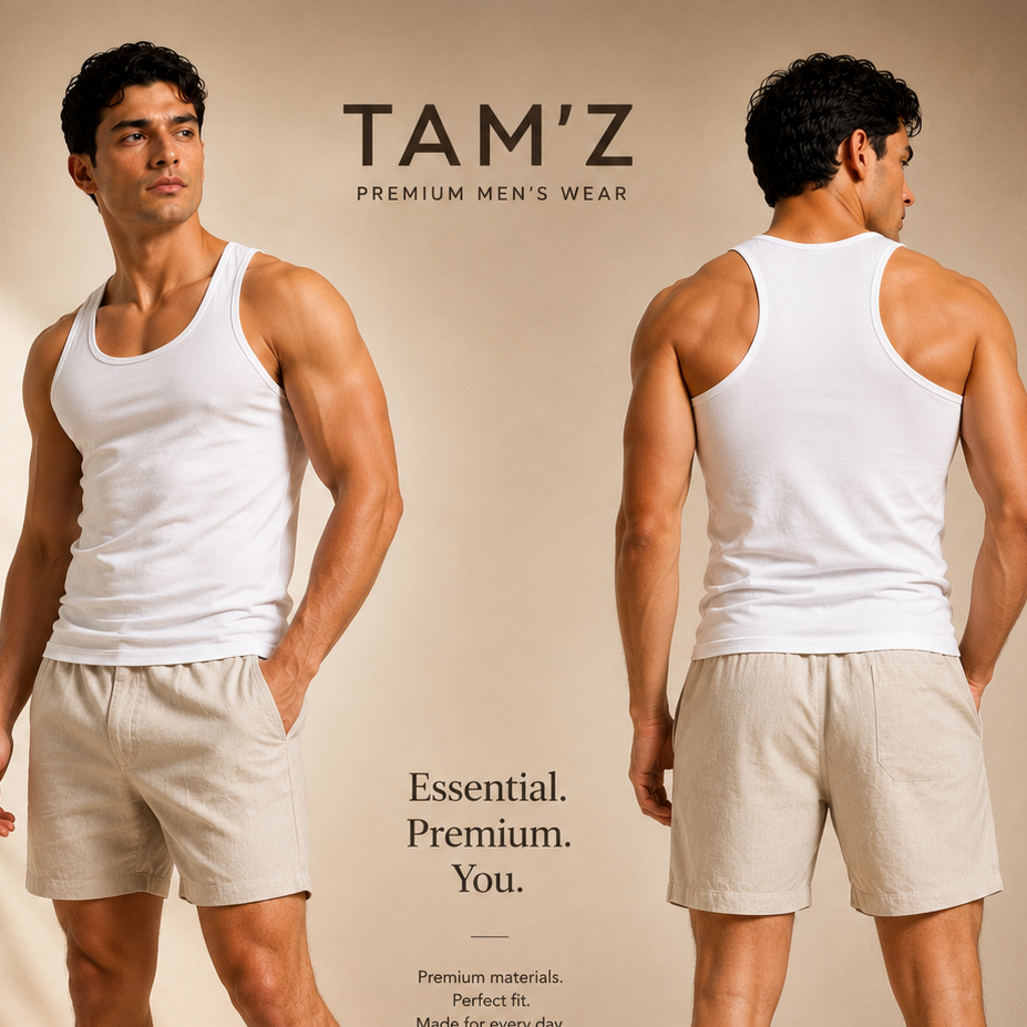 UTT Basic Tank Top - White
