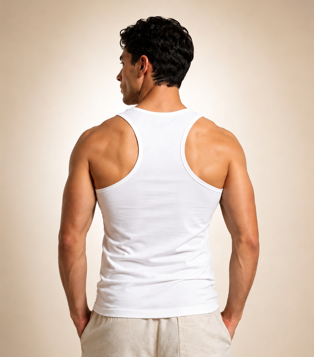 UTT Basic Tank Top - White