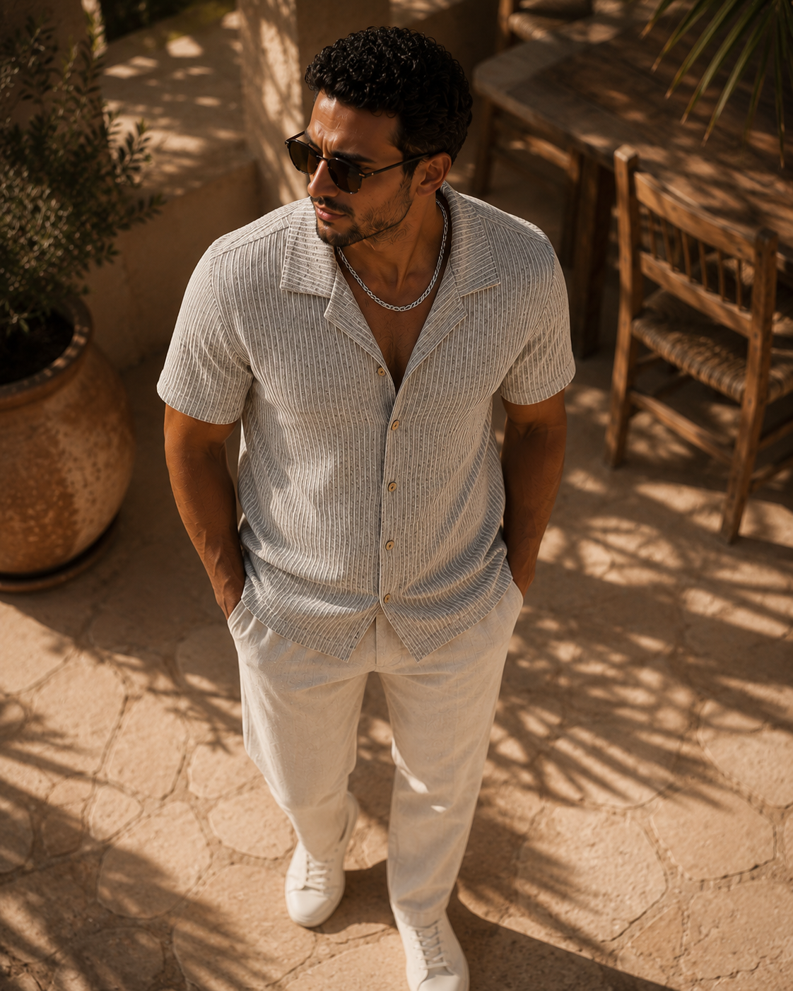 STS Aura Knitted Shirt – Beige