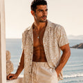SSH Floral Cotton-Linen Shirt