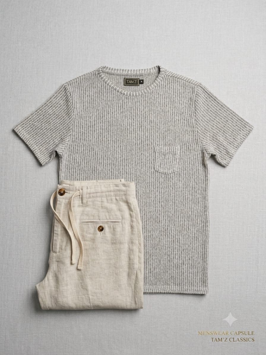 STS Aura Knitted T-Shirt – Beige