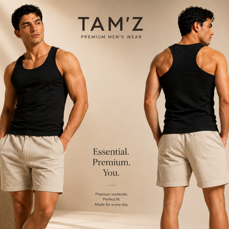 UTT Basic Tank Top - Black