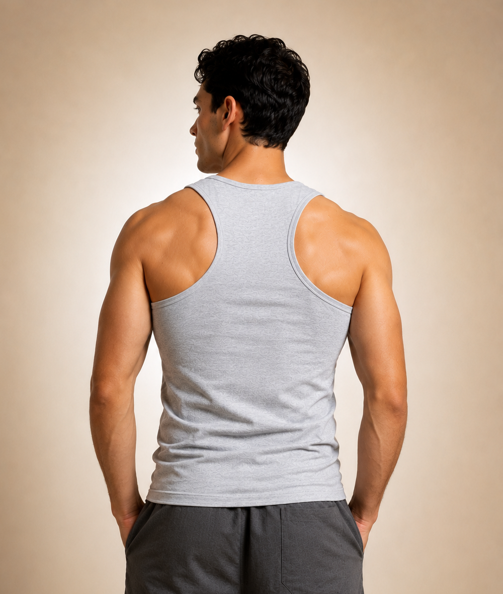 UTT Basic Tank Top - Light Grey