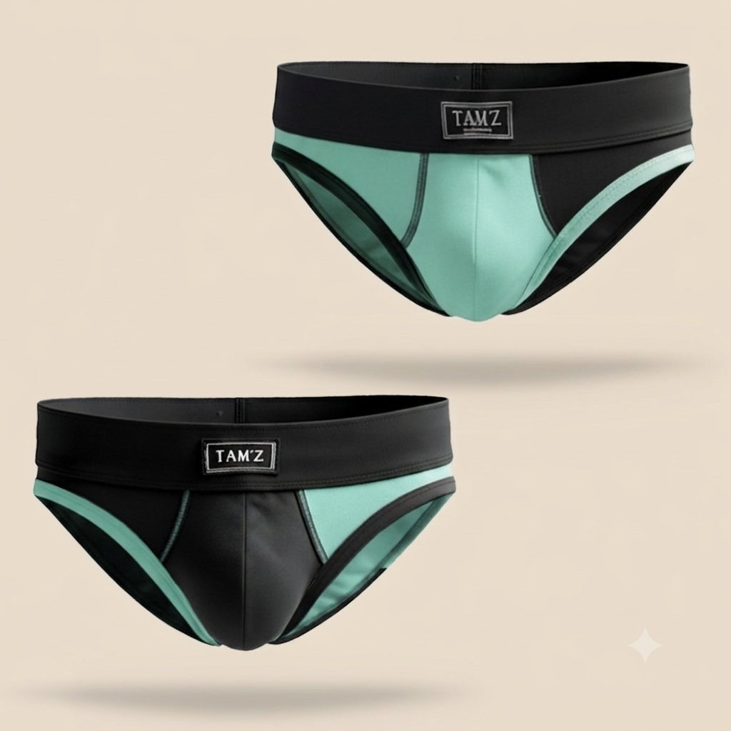 UBR Briefs Black x Mint (2 Pcs)