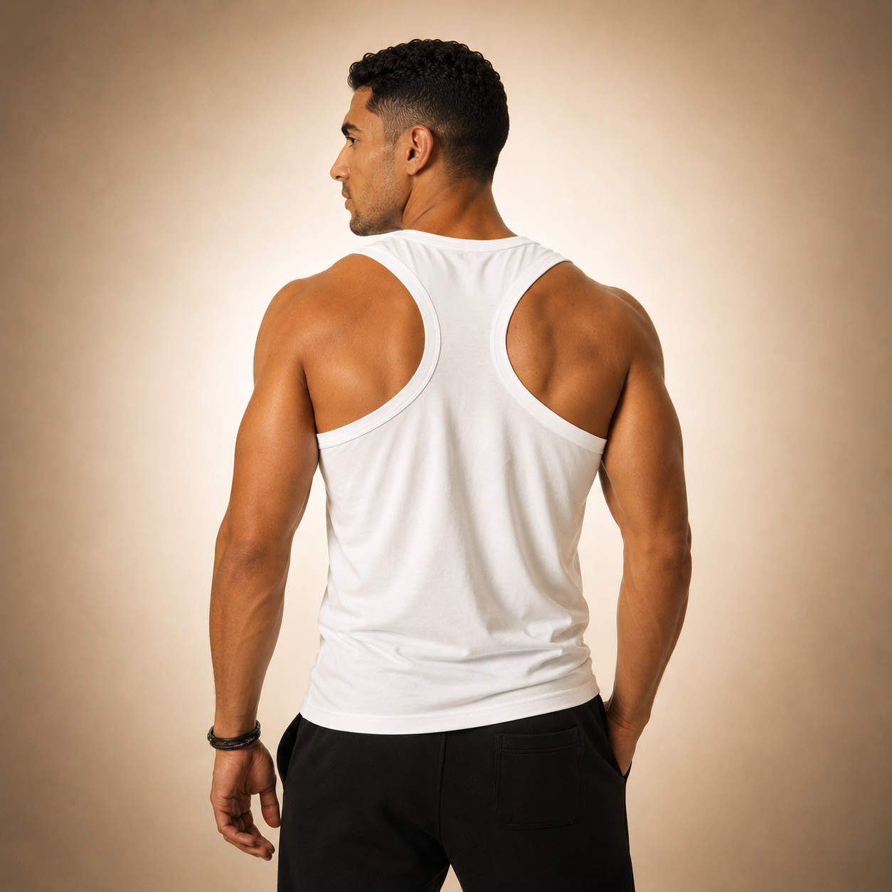 ATS X-Back Sleeveless T-Shirt White