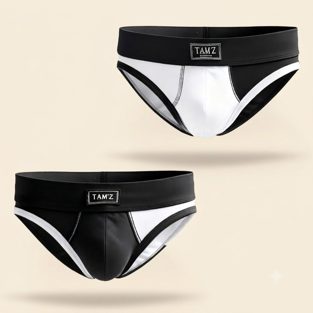 UBR Briefs Black x White (2 Pcs)